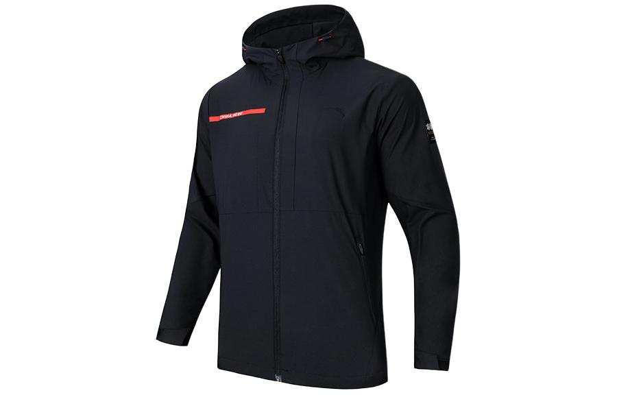 ANTA Anta Variety Training Collection Trench Coat Men's Basic Black