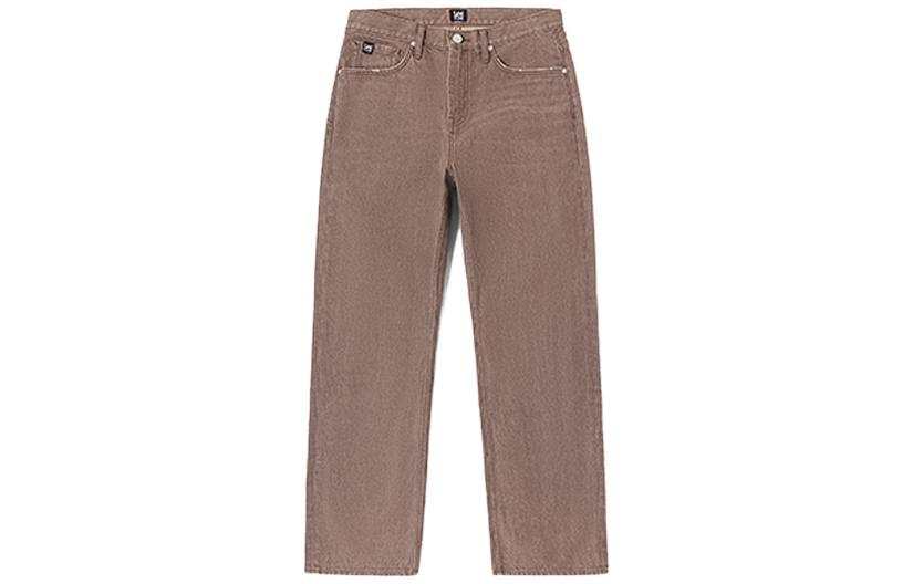 Lee Lee Jeans Men's Brown Moderate Straight Fit Pants