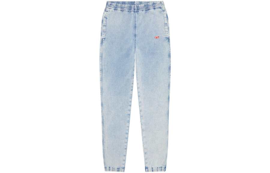 DIESEL DIESEL Jeans Men's Light Blue Moderate Tapered Pants