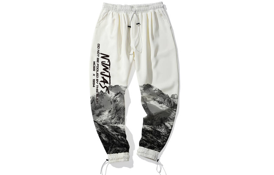 SANSYAS SANSYAS Casual Pants Unisex White