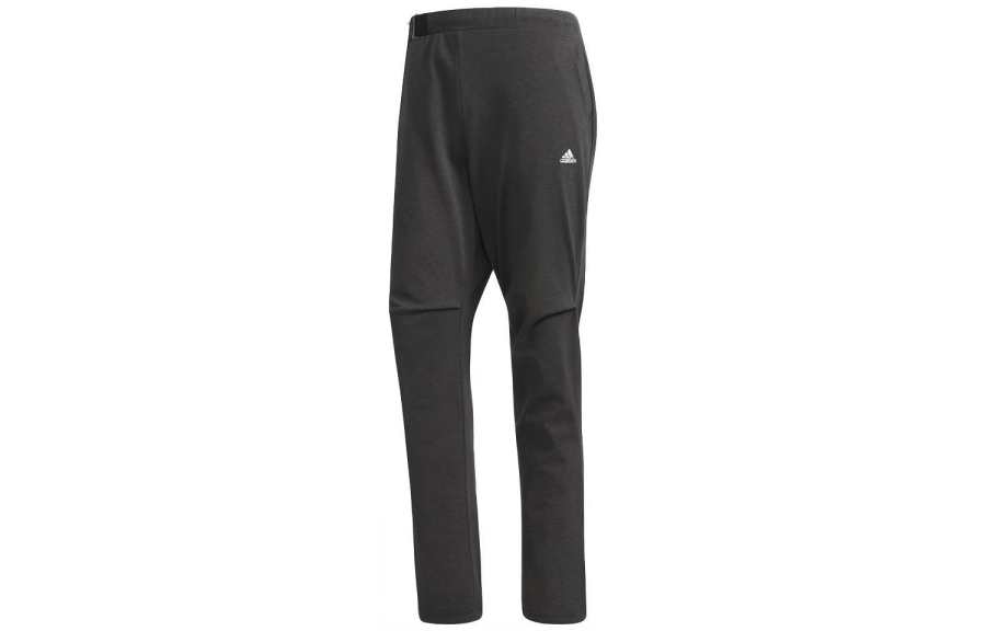 Adidas Adidas Knitted Sweatpants Men's Dark Gray Moderate Straight Fit Pants