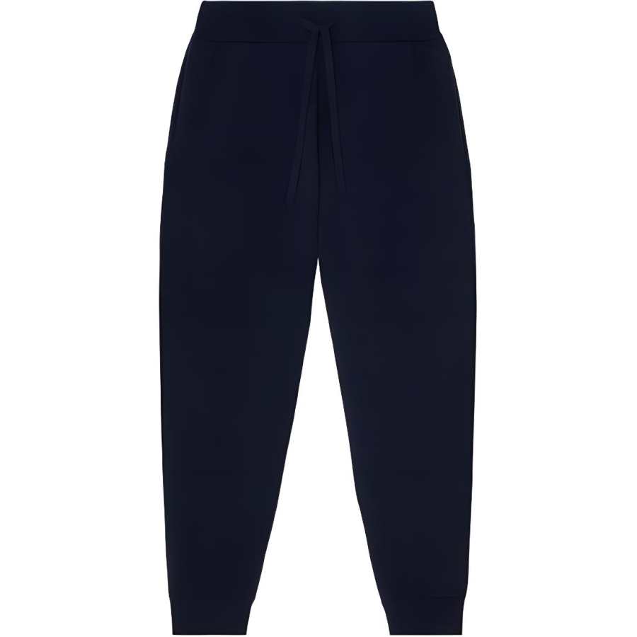 Burberry logo-embroidered cashmere track pants
