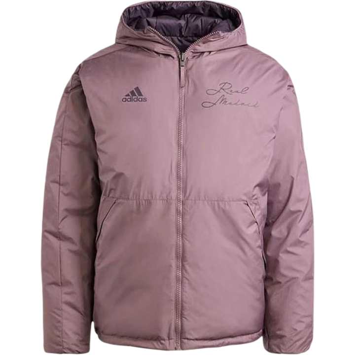Adidas Adidas Real Madrid Real Madrid DOWN JACKET Puffer Jacket Men's Dark Gray Brown