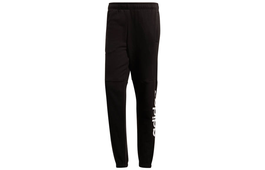 Adidas Adidas Knitted Sweatpants Men's Black Moderate Cuffed Pants