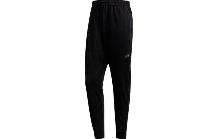 Adidas Adidas Knitted Sweatpants Men's Black Moderate Straight Fit Pants