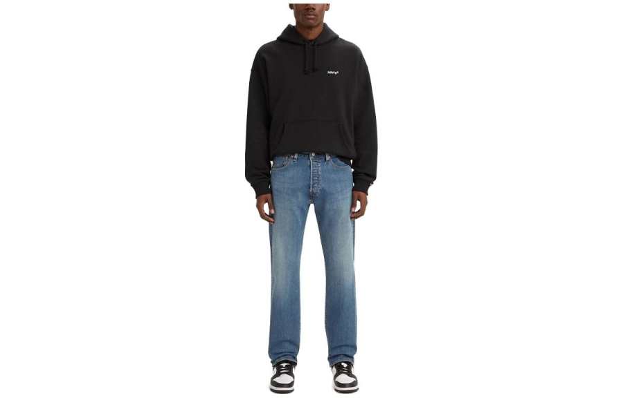 Levis Levis Jeans Men's Marine Blue Moderate Straight Fit Pants