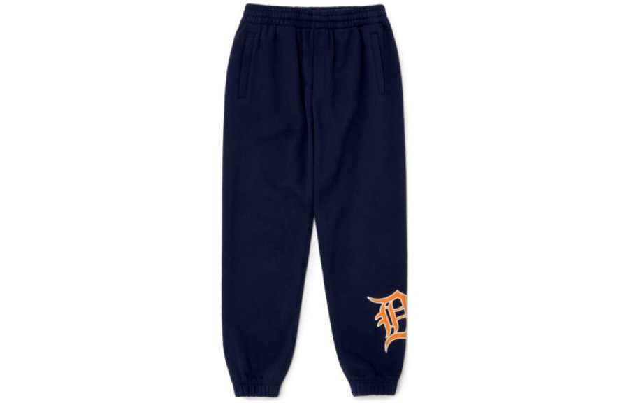 MLB MLB Knitted Sweatpants Unisex Blue Moderate Cuffed Pants