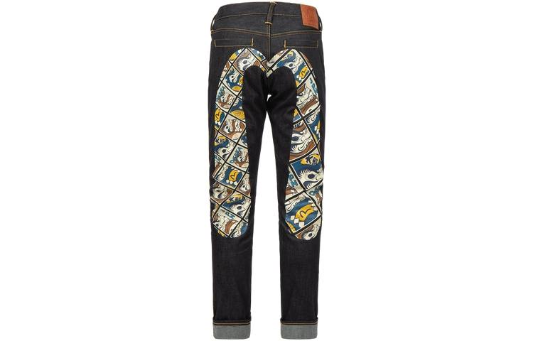 EVISU EVISU Jeans Men's Denim Blue Moderate Slim Fit Pants