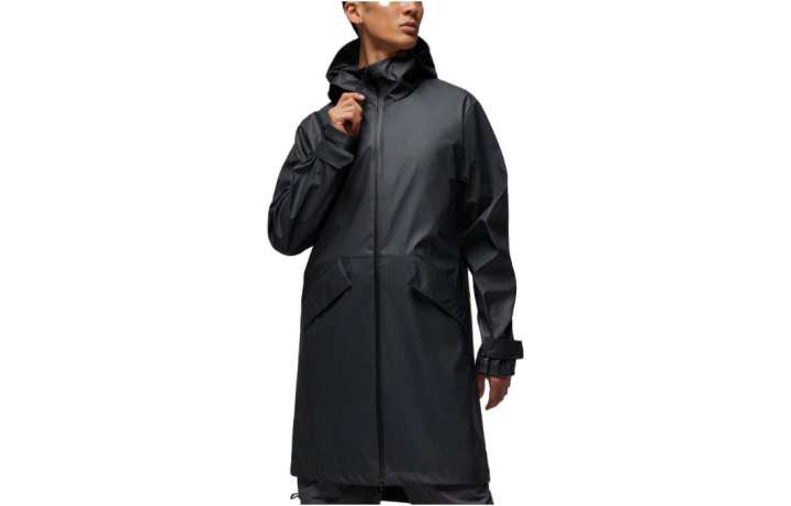 Jordan Jordan Trench Coats Men's Dark Gray Hooded Moderate