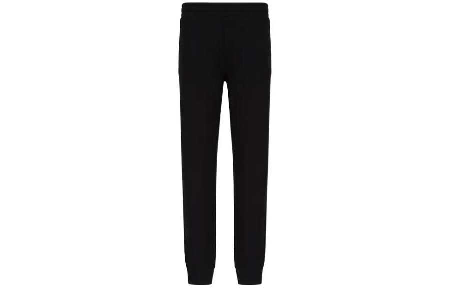 EMPORIO ARMANI FW22 Knitted Sweatpants Men's Black