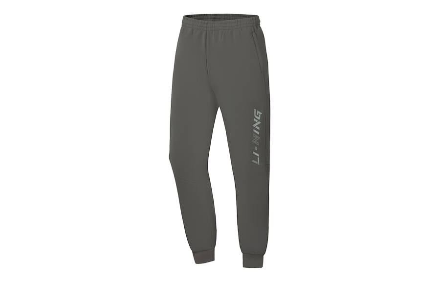 Li-Ning Li Ning Training Series Knitted Sweatpants Men's Road Gray Moderate Cuffed Pants