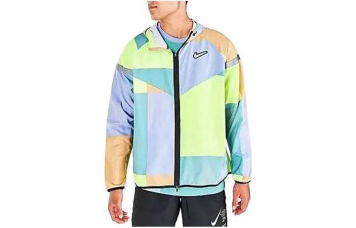 Nike Nike Trench Coats Men's Rainbow Hooded Thin Other