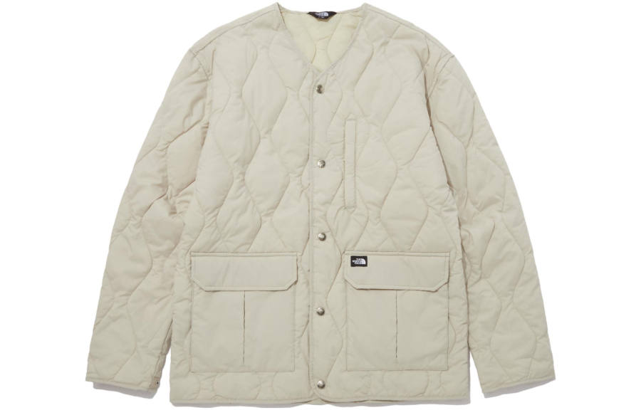 THE NORTH FACE Heat Line Cardigan Puffer Jacket Unisex Ecru