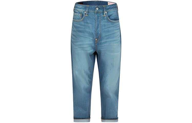 EVISU EVISU Jeans Men's Denim Blue Moderate Tapered Pants