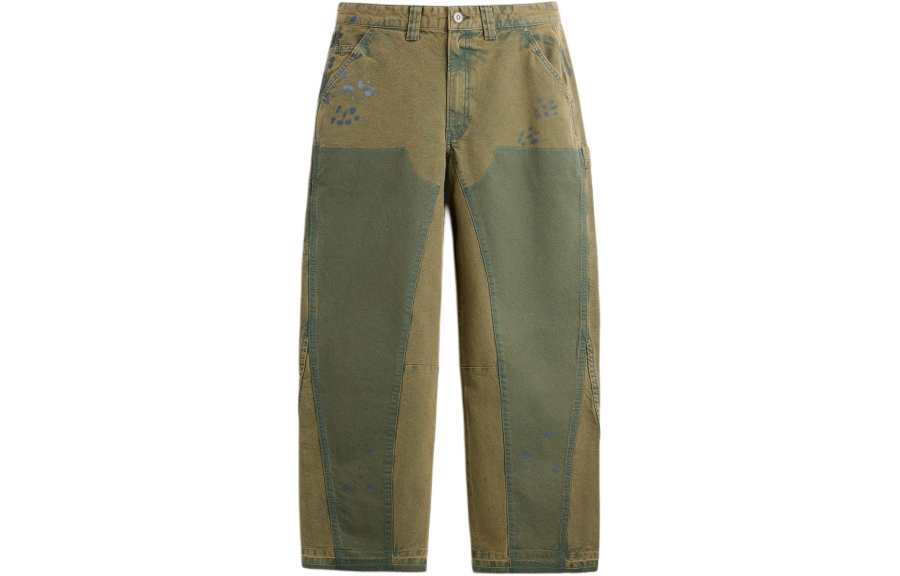 ZARA Jeans Men's Green Moderate Straight Fit Pants
