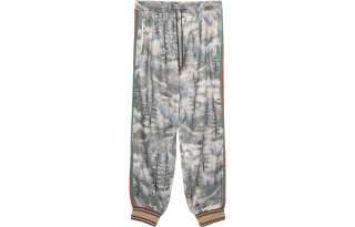 GUCCI X The North Face SS22 Knitted Sweatpants Men's Multicolor