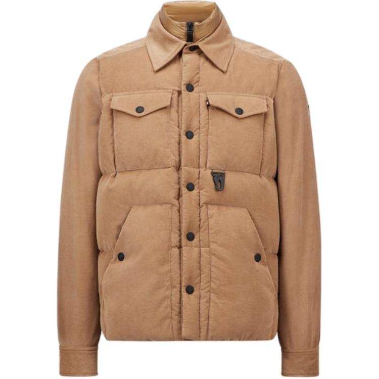 Moncler Grenoble Down Jacket Men's Camel Beige