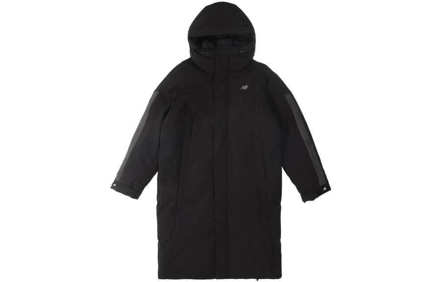 New Balance New Balance Parka Coats Men's Black Hooded Moderate
