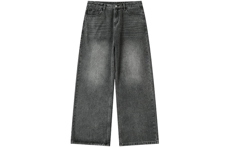 COUNTRY MOMENT Jeans Men's Dark Gray Moderate Straight Fit Pants