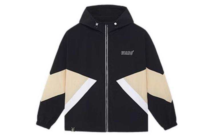 Li-Ning Li Ning Trench Coats Men's Black Hooded Moderate Other