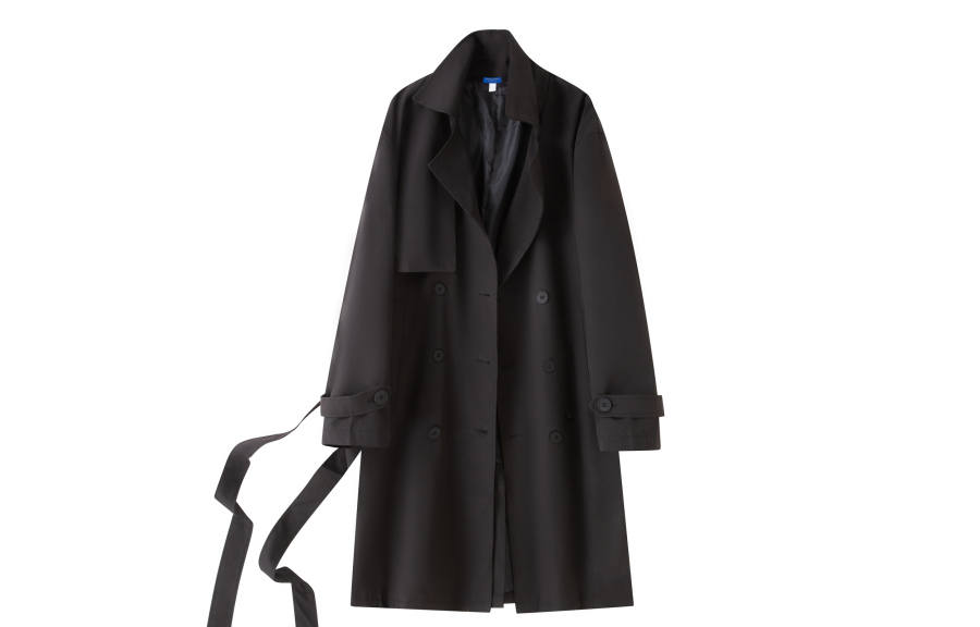 SWAMP AREA Trench Coats Unisex Lapel Moderate Other