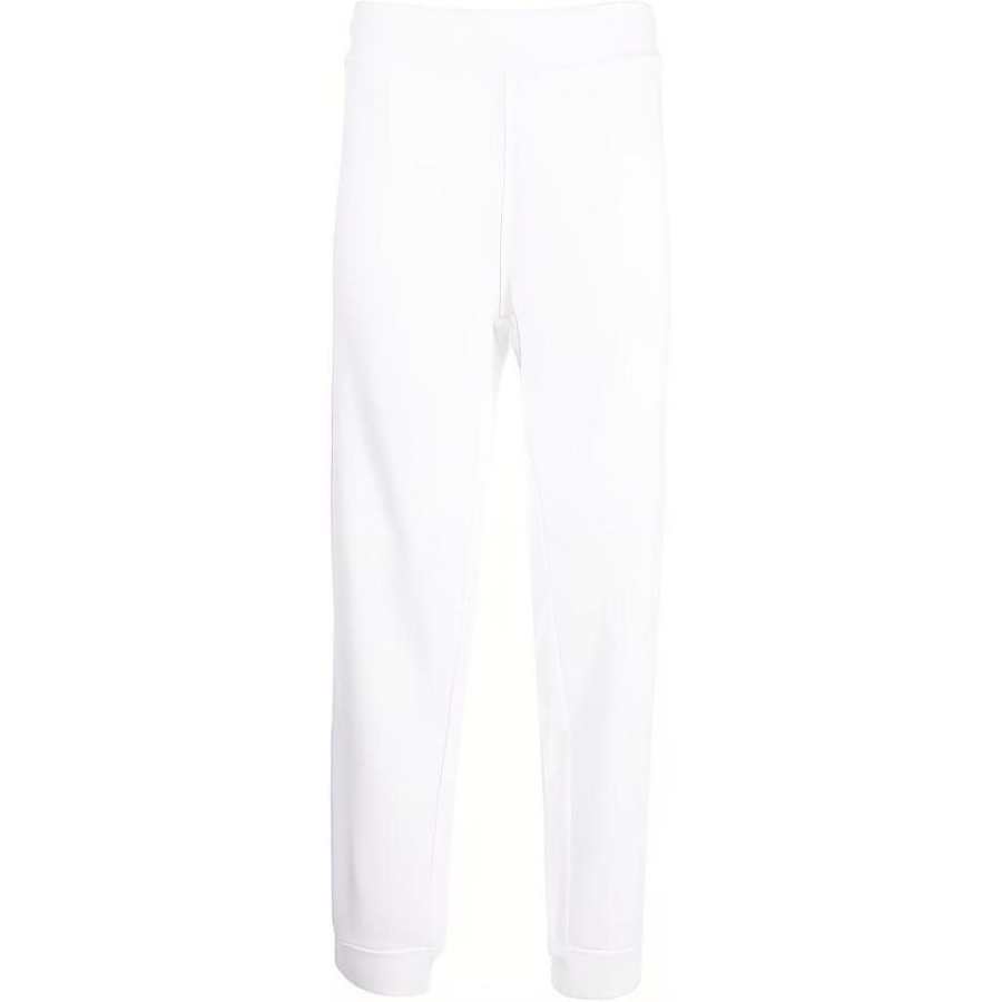 EMPORIO ARMANI Knitted Sweatpants Men's White