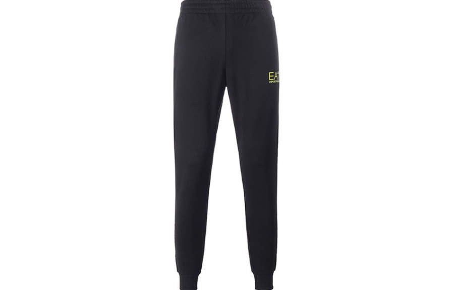 EMPORIO ARMANI EA7 Knitted Sweatpants Men's Black
