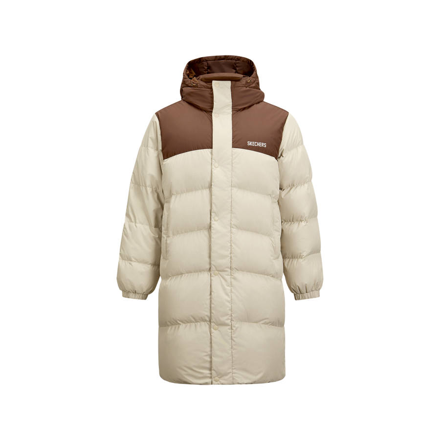 Skechers Down Jacket Unisex Light Brown