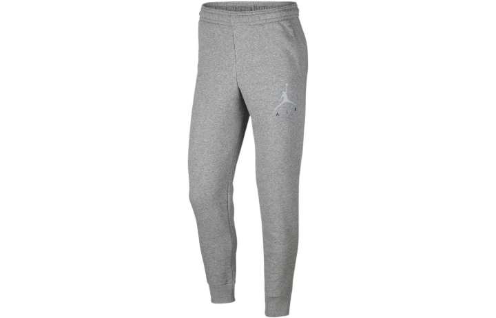Jordan Jordan Knitted Sweatpants Men's Gray Thickened Cuffed Pants