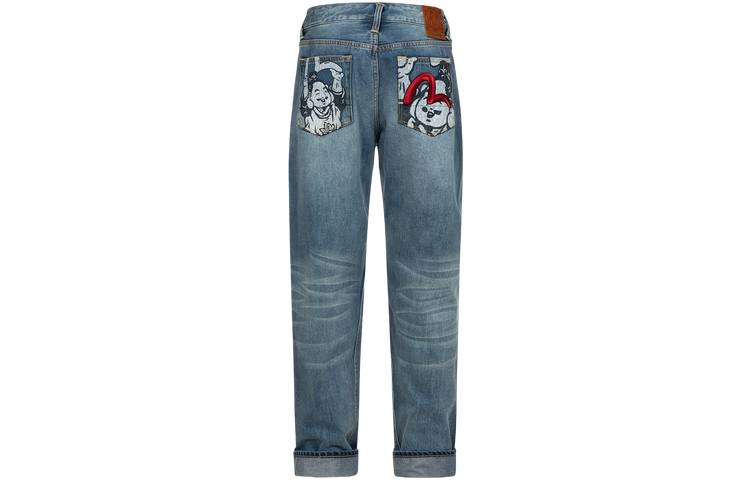 EVISU EVISU Jeans Men's Denim Blue Moderate Other
