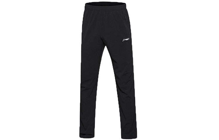 Li-Ning Li Ning Straight Fit Pants Sweatpants Spring Summer Autumn Winter Men's Black