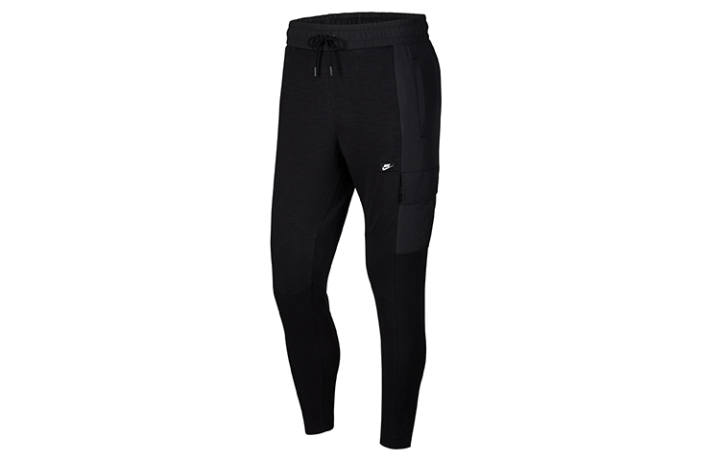 Nike Nike Casual Pants Men's Black Moderate Tapered Pants