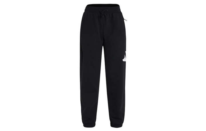 Adidas Adidas Knitted Sweatpants Men's Black Moderate Cuffed Pants