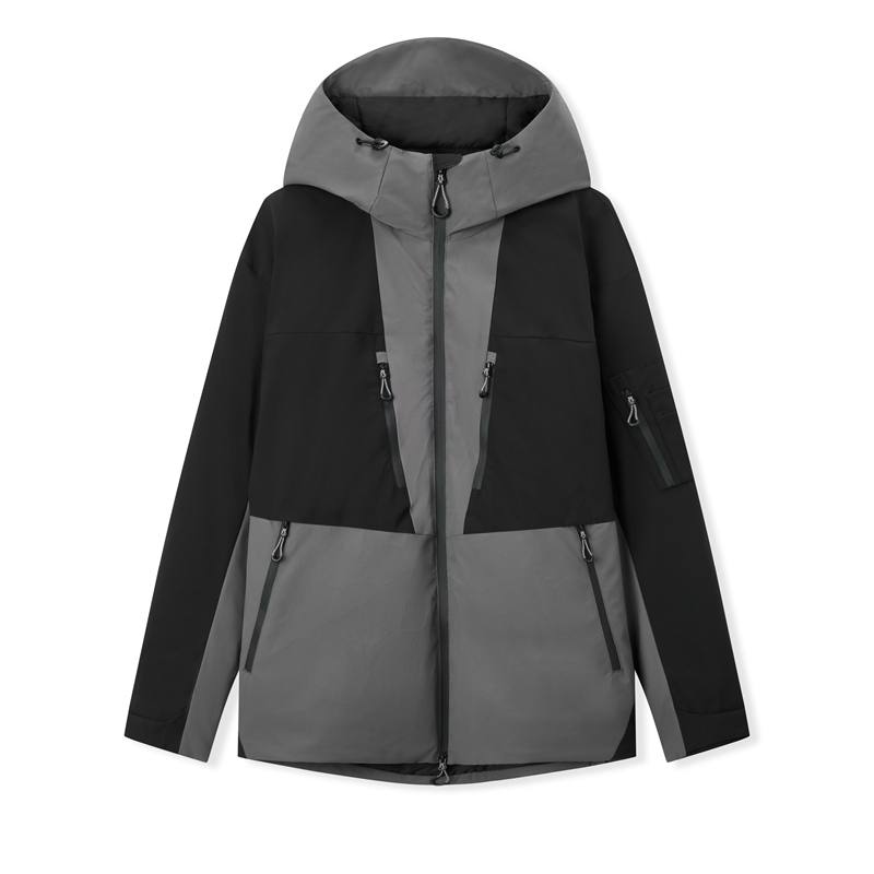 Semir Semir Puffer Jackets Men's Hooded Thin Patchwork Puffer Jacket