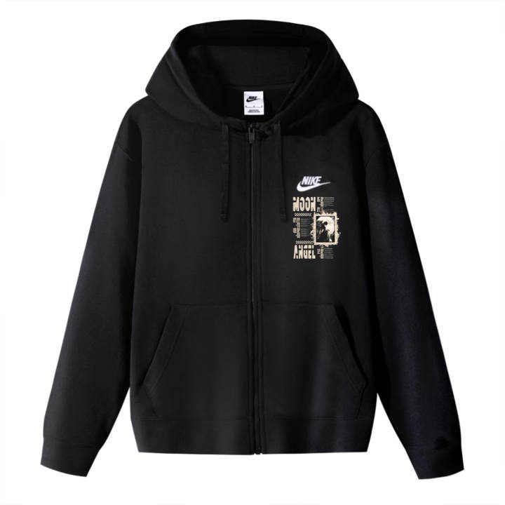 Nike Nike Jackets Unisex Black Hooded Moderate Other