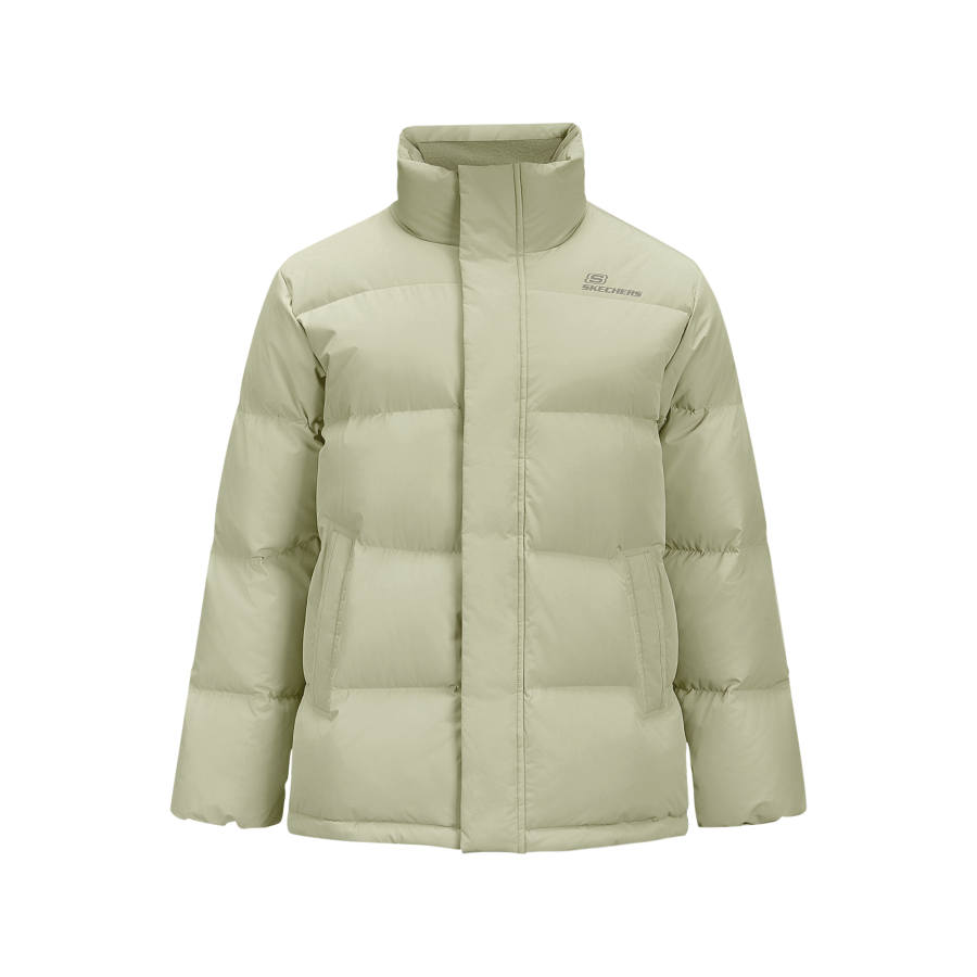 Skechers Skechers Down Jacket Unisex Olive