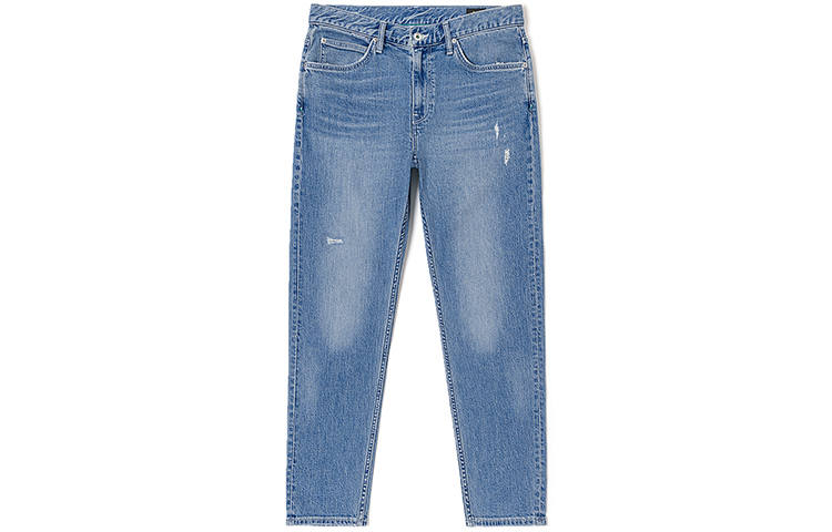 Lee Lee Jeans Men's Light Blue Moderate Tapered Pants