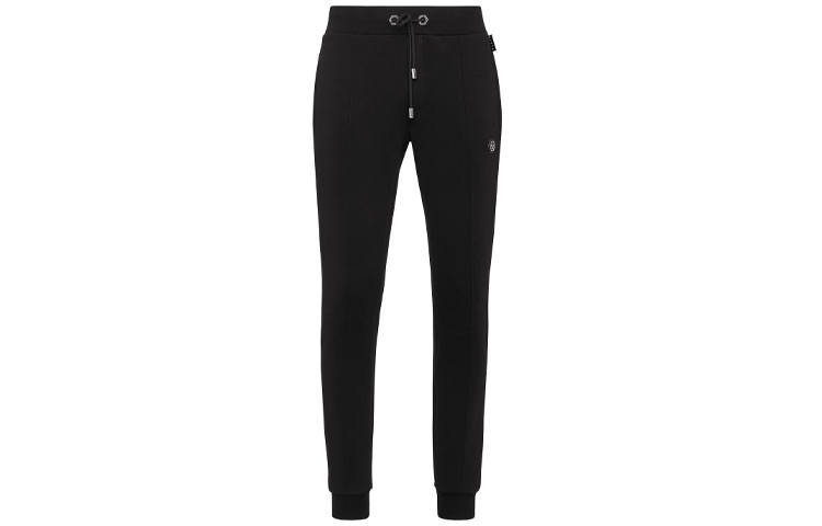 PHILIPP PLEIN Knitted Sweatpants Men's Black