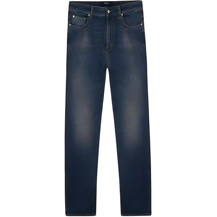 REPRESENT REPRESENT Jeans Men's Dark Blue Moderate Straight Fit Pants