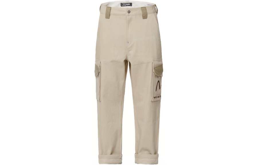 EVISU EVISU Jeans Men's Pink White Moderate Tapered Pants