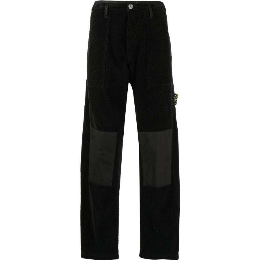 STONE ISLAND STONE ISLAND Cargo Pants Men's Black Moderate