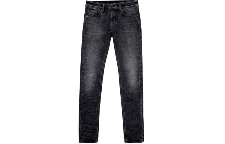 DIESEL Jeans Men's Black Moderate Slim Fit Pants