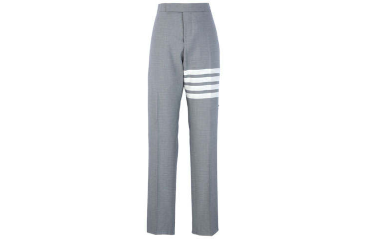 THOM BROWNE Thom Browne 4-Bar Striped Slim Cut Trousers