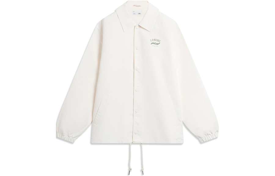 Li-Ning Li Ning Sports Trendy Collection Jackets & Coats Men's Ivory