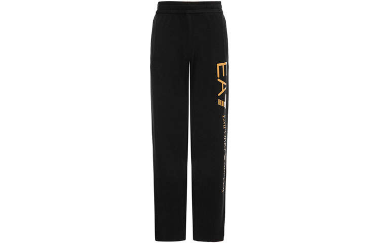 EMPORIO ARMANI EA7 Knitted Sweatpants Men's Black