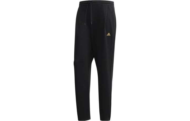 Adidas Adidas Knitted Sweatpants Men's Black Moderate Straight Fit Pants