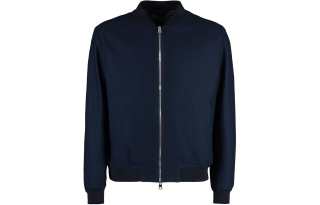 Etro textured cotton bomber jacket
