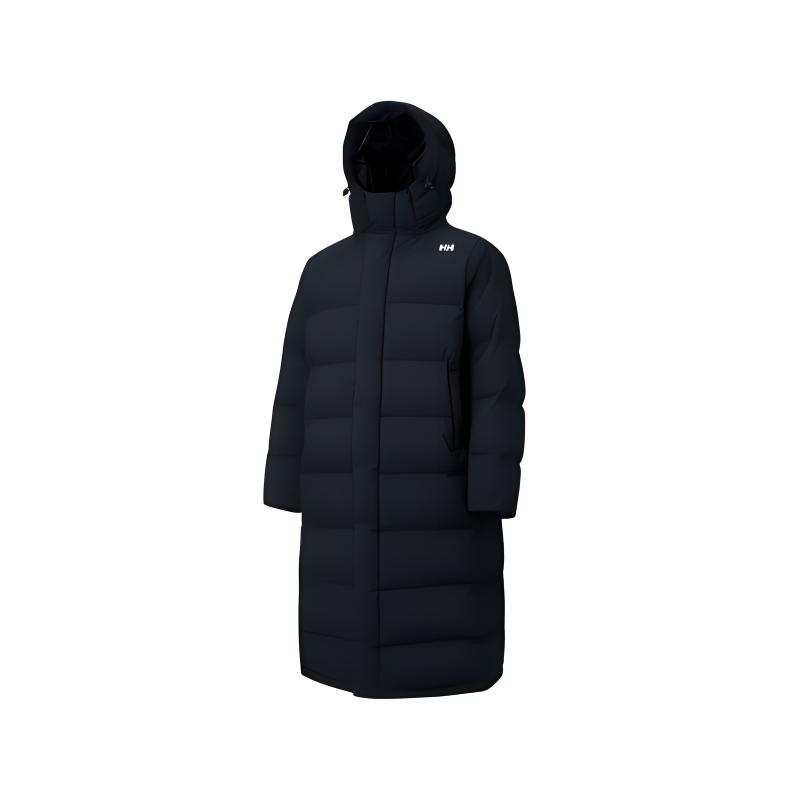 HELLY HANSEN HELLY HANSEN Down Jackets Men's Black Hooded Moderate Down Coat