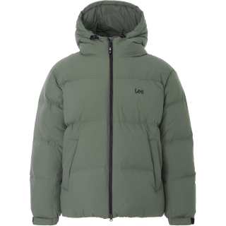 Lee Down Jackets Men's Green Hooded Moderate