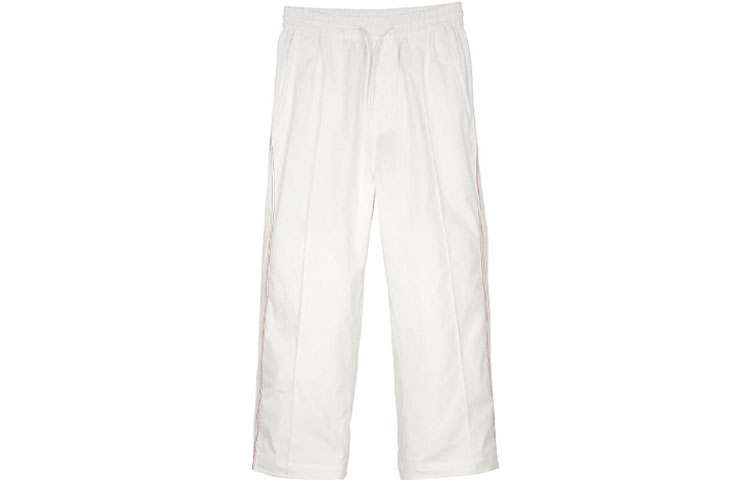 Y-3 Y 3 Casual Pants Men's White Moderate Straight Fit Pants